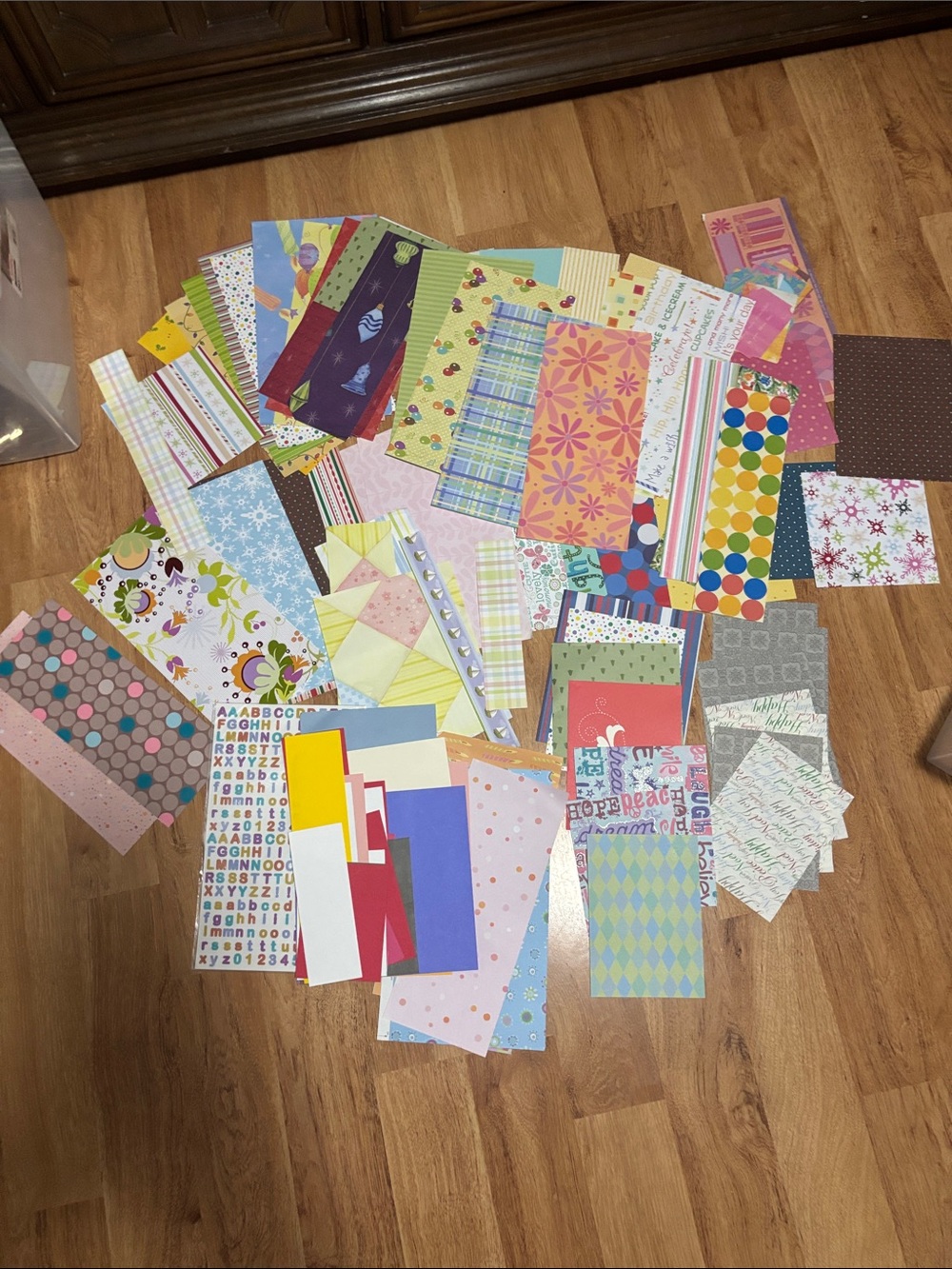 Assorted Multi-Color Decorative Scrapbook Paper Pack - Home Office Arts & Crafts